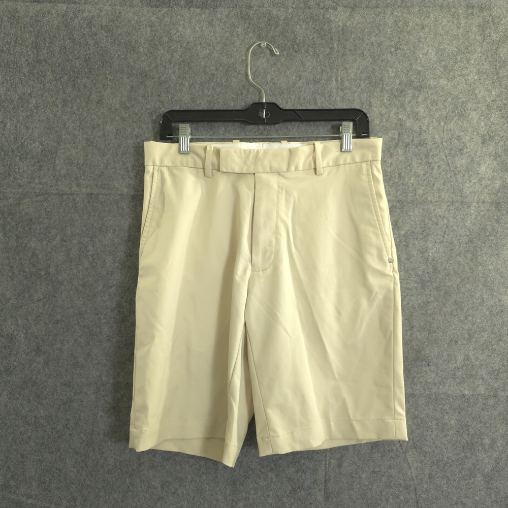 RLX Ralph Lauren Womens Golf Shorts Size 30 Teal Brown Bermuda Preppy Activewear